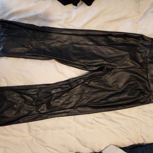 CAVALINI LARGE BLACK FAUX LEATHER